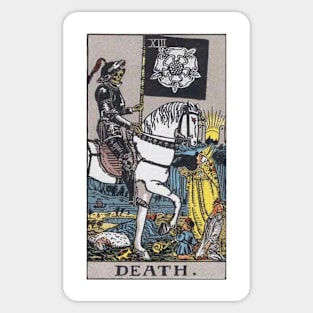 Death, Raider Waite Tarot, Divination Tarot Sticker